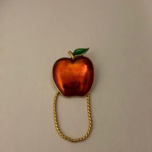 Apple Brooch